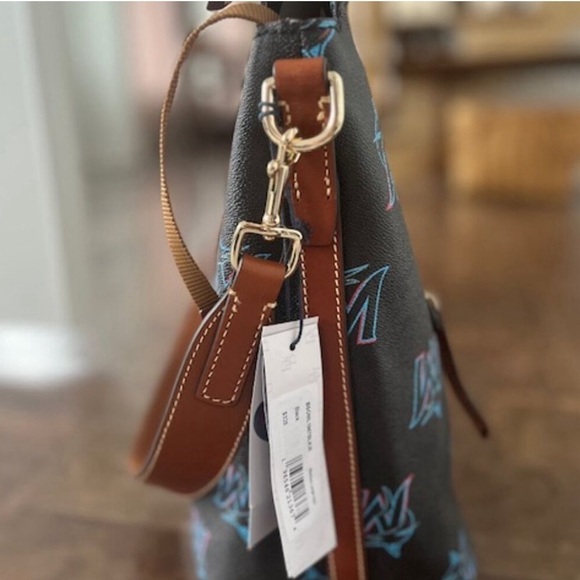 Dooney & Bourke MLB Miami Marlins Large Satchel - Picture 5 of 11